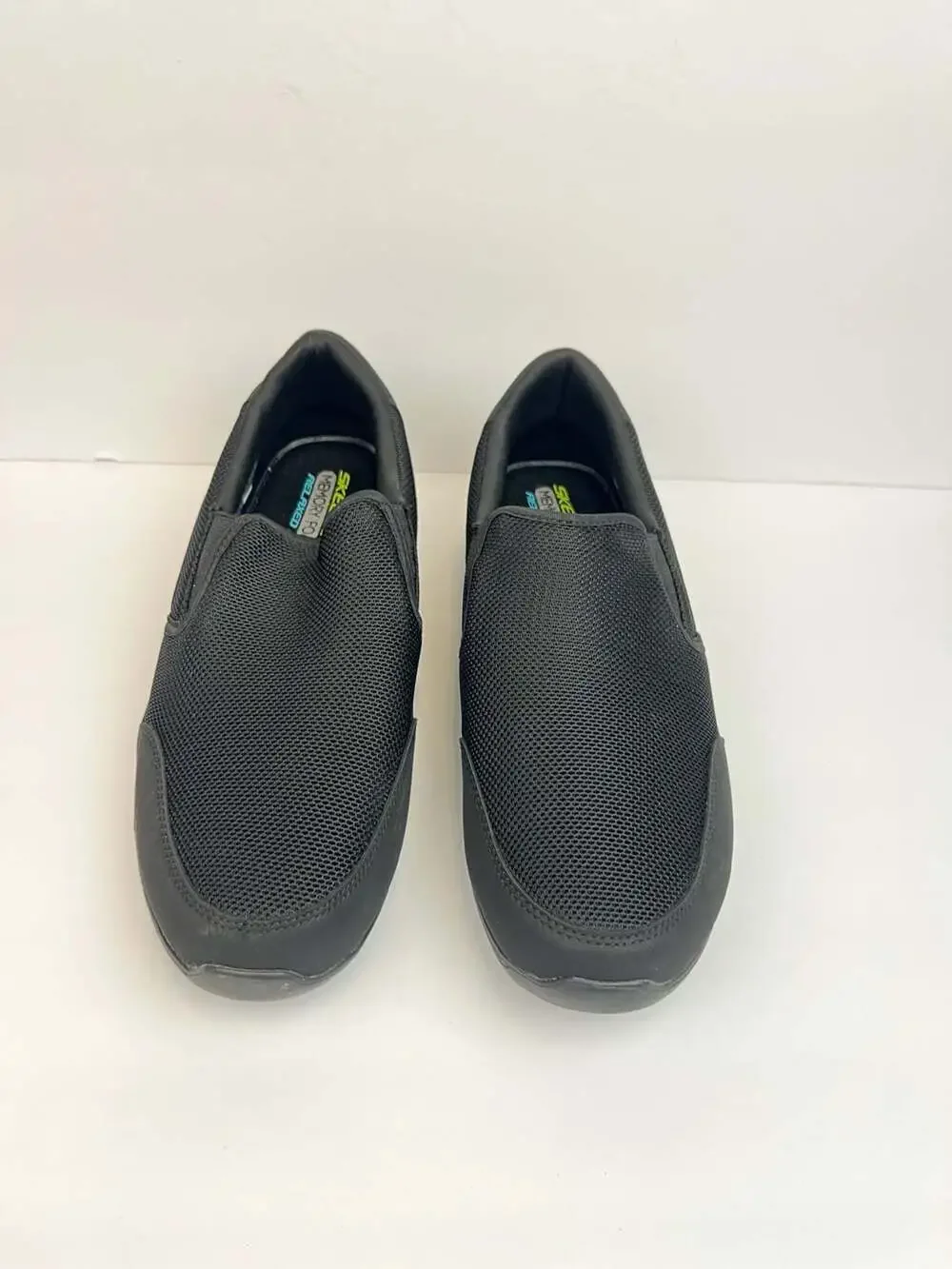 Skechers Relaxed Fit Equalizer Persistent Slip-On Sneakers - Black - Size 12